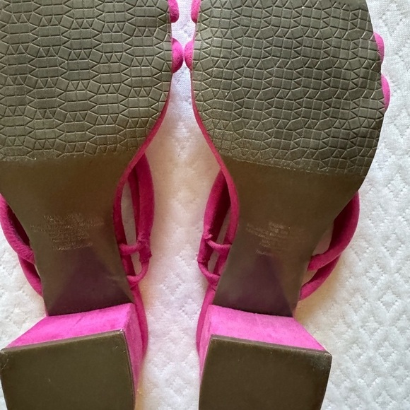 BP by Nordstrom Elegant Pink Women's Sandals Size 10 - Picture 3 of 6